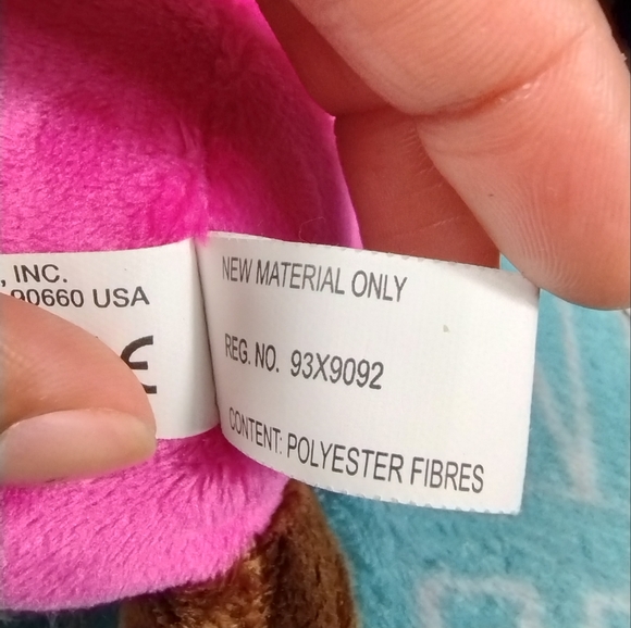 GNOME PLUSH HOT PINK SHIMMERING HEARTS 11” THE GNOMLINS SUPER CUTE!! Valentine - Picture 12 of 14